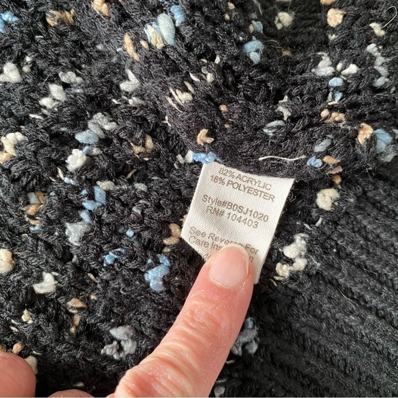 Blu Pepper Long Chunky Knit Heavy Knit Cardigan Duster Sweater - Picture 5 of 14